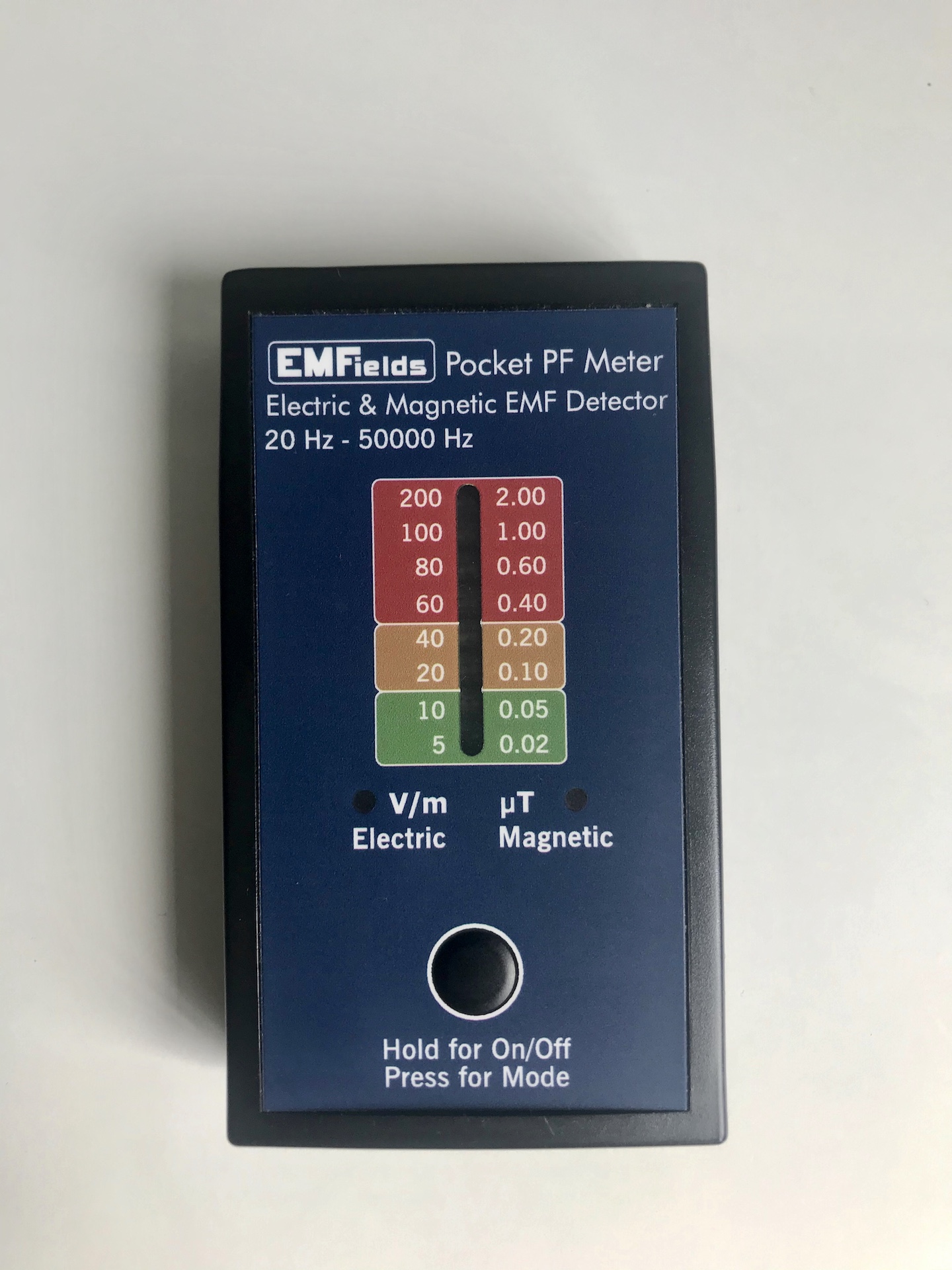 PF5 Pocket Power Frequencies Meter (ELF & VLF) PF5 Pocket Power Frequencies Meter (ELF & VLF)