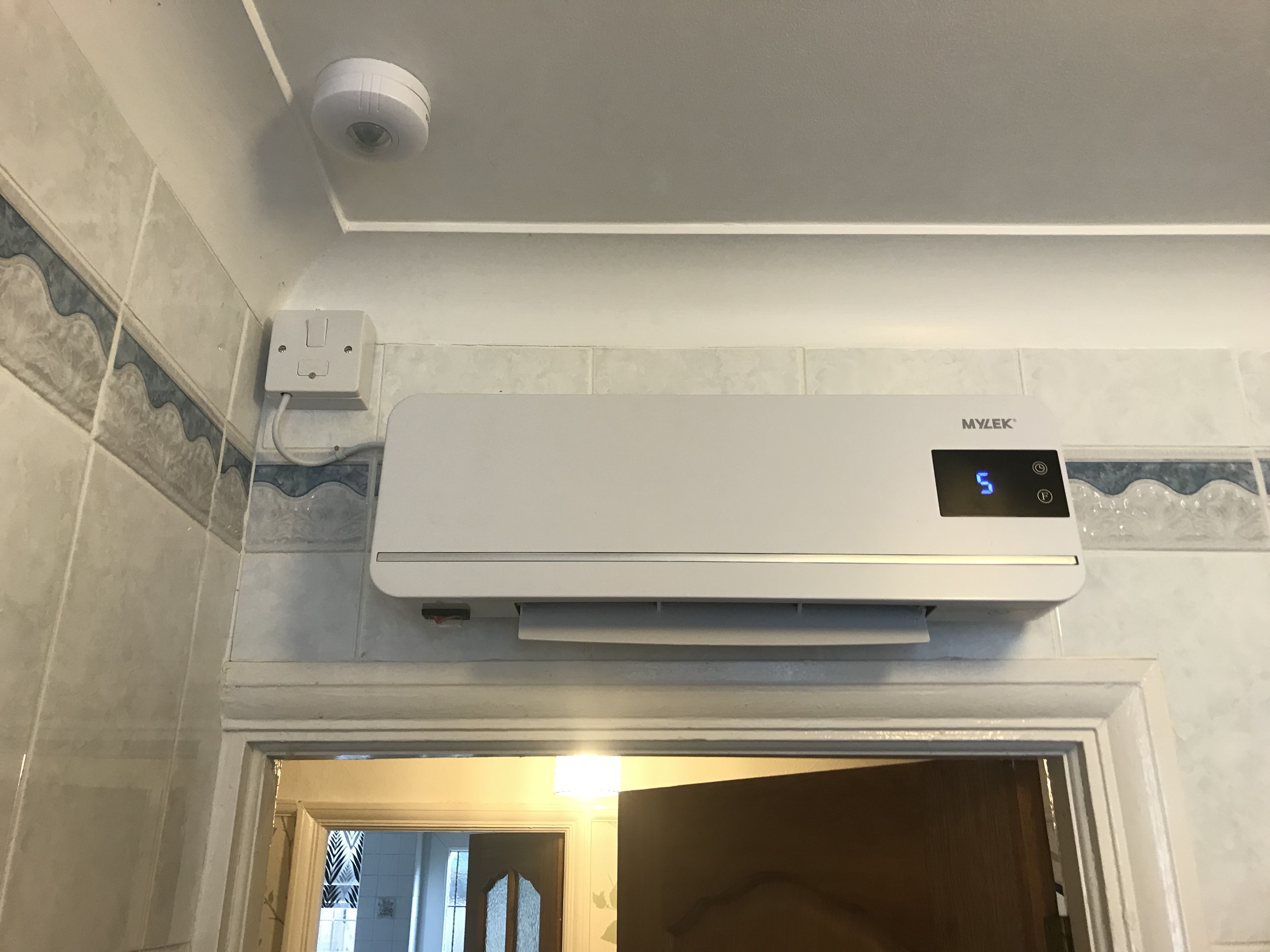Downflow Heater In The Bathroom