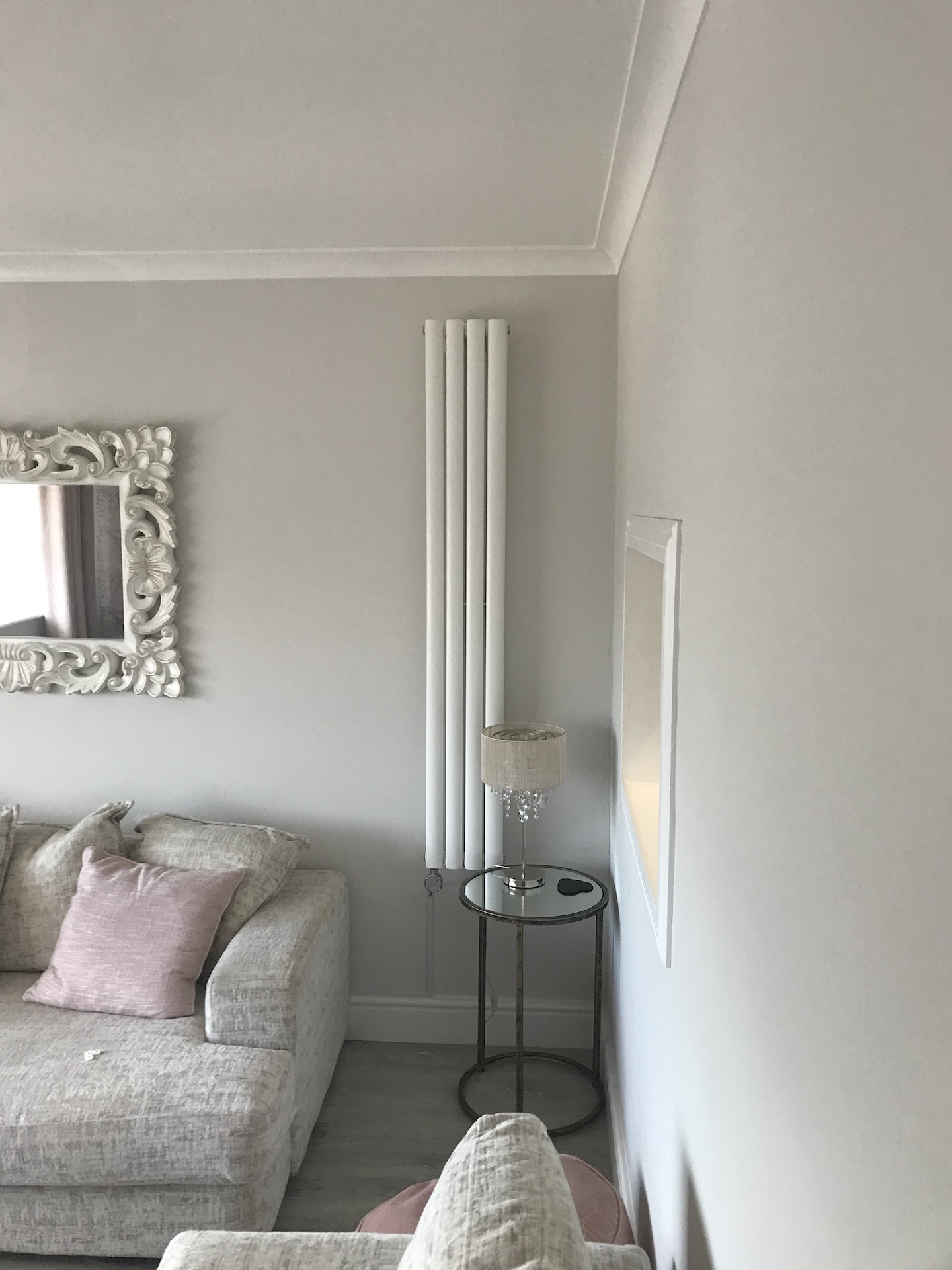 Electric radiators installed